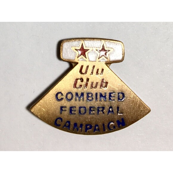 ulu Jewelry - Ulu Club Combined Federal Campaign Pin ,Alaskan Collectible